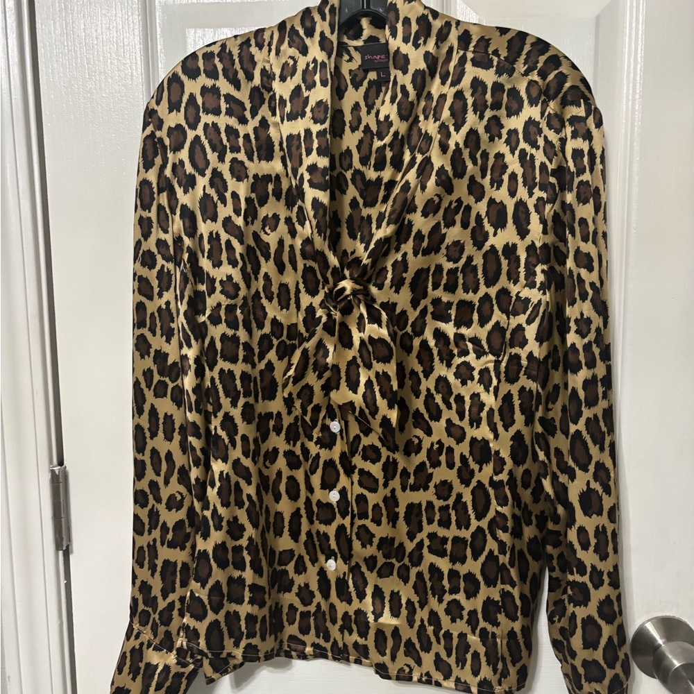 100% silk shape fx long sleeve shirt